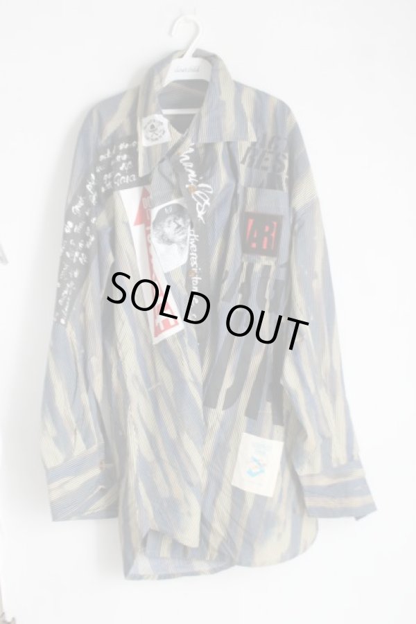 画像1: 【SALE】【15%OFF】アナーキーシャツ ヴィヴィアンウエストウッド 中古   20-05-03-001h-1-bl-IN-ZH (1)