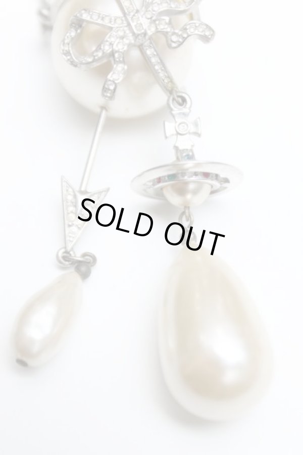 画像3: 【SALE】【23%OFF】Vintage ビッグパールアロウネックレス ヴィヴィアンウエストウッド 中古   20-06-21-153h-1-nl-OD-ZH-v (3)