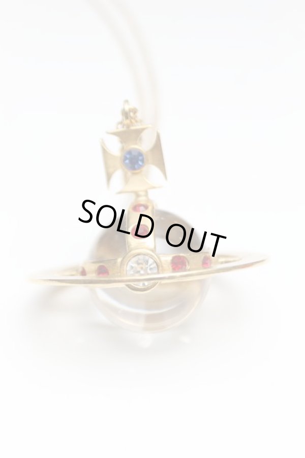 画像1: 【SALE】【15%OFF】Vintage 旧ジャイアントオーブネックレス ヴィヴィアンウエストウッド 中古   20-06-21-158h-1-nl-OD-ZH-v (1)