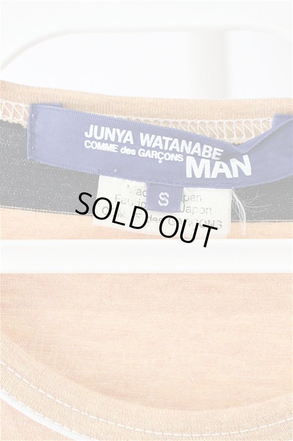 画像4: JUNYA WATANABE MAN ボーダーTシャツ  20-09-13-1022-1-TS-JY-OD-ZH (4)