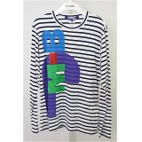 【SALE】【10%OFF】JUNYA WATANABE　MAN COMME des GARCONS  / ボーダー天竺長袖カットソー