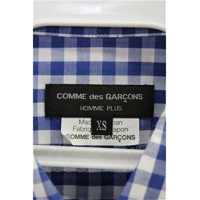 画像5: COMME des GARCONS HOMME PLUS  / ギンガムチェックシャツ 【中古】 20-09-28-005-1-BL-CD-OD-ZH