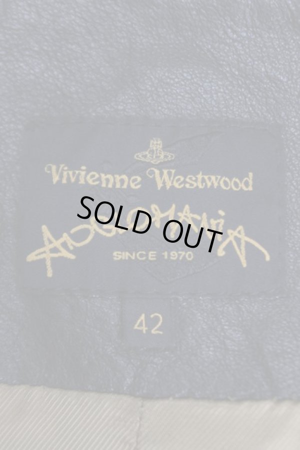 画像3: ラムレザーライダースジャケット ANGLOMANIA 中古 ヴィヴィアンウエストウッド 中古   20-12-20-102h-1-jc-OD-ZH (3)