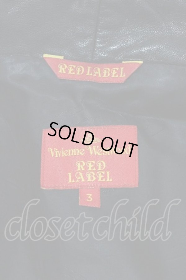 画像3: ヴィヴィアンウエストウッド 中古 / ラムレザーライダースジャケット M 黒  I-24-07-31-046-jc-HD-ZI (3)