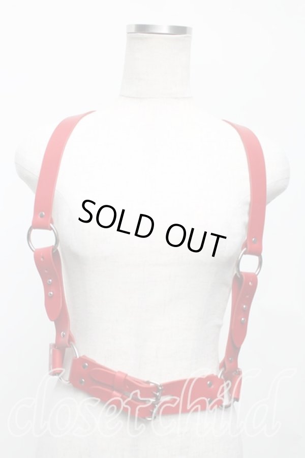 画像1: ヴィヴィアンウエストウッド 中古 / BELTS BONDAGE HARNESS S/M 赤  H-25-03-30-054-gd-IN-ZH (1)