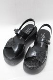画像1: ヴィヴィアンウエストウッド×Melissa 中古 / CONNECT ADサンダル 22cm 黒  S-25-05-11-018-sh-HR-ZS (1)