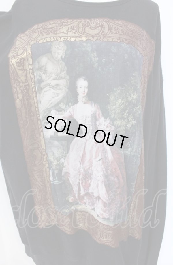 画像2: ANGLOMANIA 中古 / MADAME De POMPADOURスウェット M ブラック  O-25-08-03-022-to-IG-OS (2)