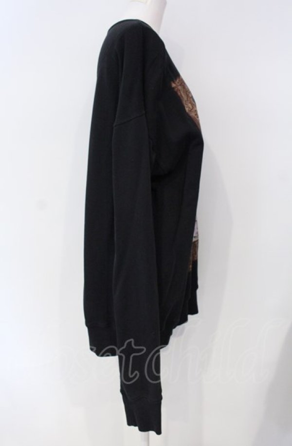 画像3: ANGLOMANIA 中古 / MADAME De POMPADOURスウェット M ブラック  O-25-08-03-022-to-IG-OS (3)