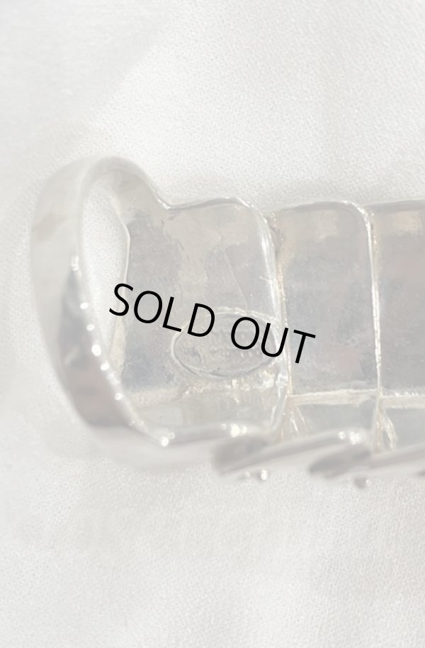 画像4: ヴィヴィアンウエストウッド 中古 / 旧アーマーリング L（上:約10号 下:約17.5号） シルバー  O-25-09-14-094-ac-YM-OS (4)