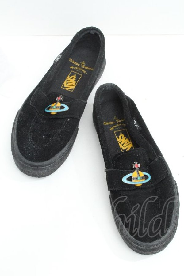 画像1: ANGLOMANIA 中古 / VIVIENNE WESTWOOD × VANS STYLE 53 23.5 黒  S-26-06-21-032-sh-AS-ZS (1)