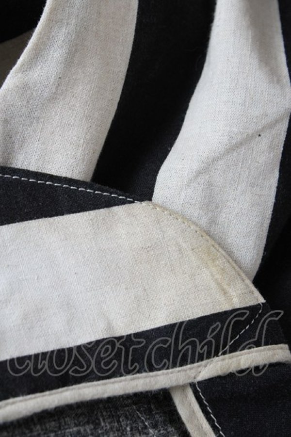 画像6: ヴィヴィアンウエストウッド MAN 中古 / ストライプ変形ベスト 44 ベージュ  Y-26-10-14-003-jc-SZ-ZY (6)