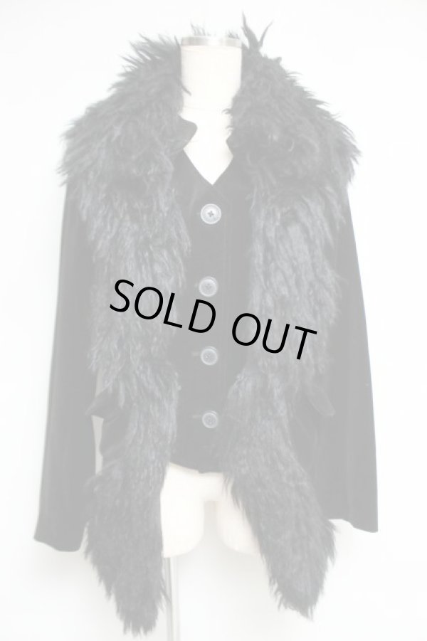 画像2: 【SALE】【20%OFF】ファートリムウエストコートジャケット ヴィヴィアンウエストウッド 中古   21-02-21-048h-jc-OD-ZT-C003 (2)