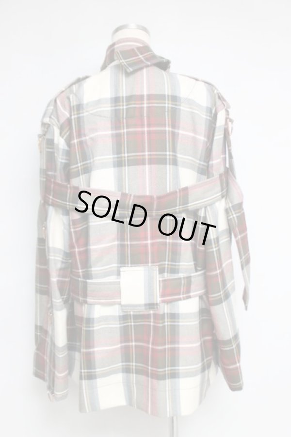 画像2: タータンチェックボンテージジャケット ANGLOMANIA 中古 ヴィヴィアンウエストウッド 中古   21-04-11-078h-1-jc-IN-ZT27 (2)