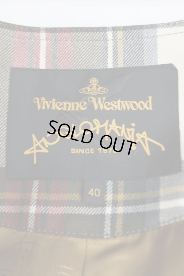 画像3: タータンチェックボンテージジャケット ANGLOMANIA 中古 ヴィヴィアンウエストウッド 中古   21-04-11-078h-1-jc-IN-ZT27 (3)