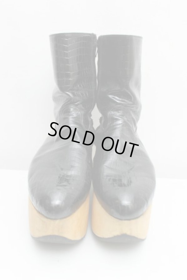 画像2: クロコロッキンホースブーツ ヴィヴィアンウエストウッド 中古   21-05-16-120h-1-sh-OD-ZH (2)