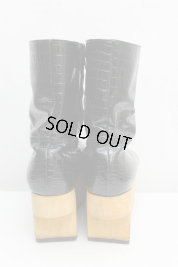 画像4: クロコロッキンホースブーツ ヴィヴィアンウエストウッド 中古   21-05-16-120h-1-sh-OD-ZH (4)