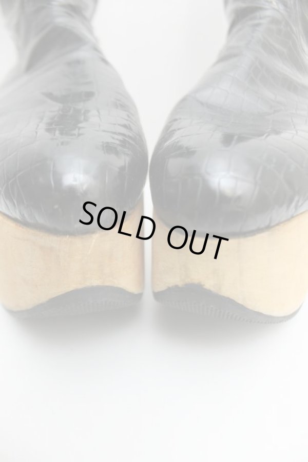 画像8: クロコロッキンホースブーツ ヴィヴィアンウエストウッド 中古   21-05-16-120h-1-sh-OD-ZH (8)