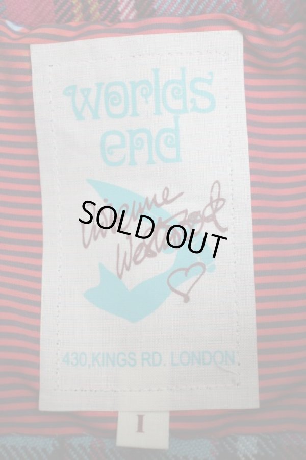 画像3: ブルーマックキルトスカート(ミディアム丈) Worlds End 中古   21-09-19-021h-1-sk-OD-ZH (3)