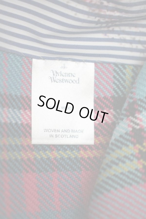 画像4: ブルーマックキルトスカート(ミディアム丈) Worlds End 中古   21-09-19-021h-1-sk-OD-ZH (4)