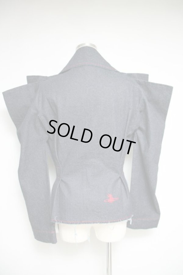 画像2: 【未使用品】ENVELOPE デニムジャケット ヴィヴィアンウエストウッド 中古   21-12-05-016h-1-jc-OD-ZH (2)