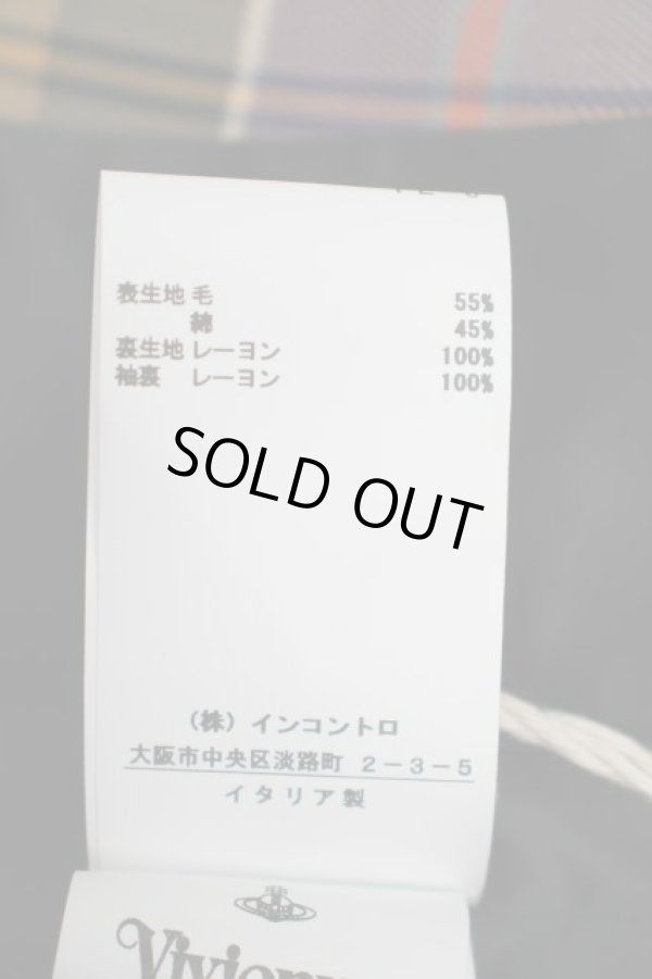 画像4: 【未使用品】TARTAN CLASSICジャケット ヴィヴィアンウエストウッド 中古   21-12-05-017h-1-jc-OD-ZH (4)