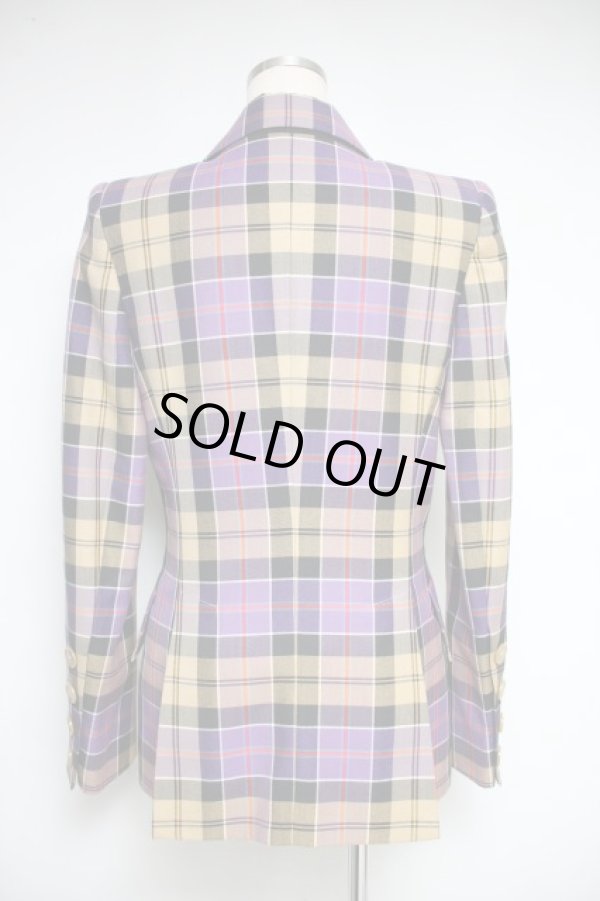 画像2: 【未使用品】TARTAN CLASSICジャケット ヴィヴィアンウエストウッド 中古   22-02-06-021h-1-jc-OD-ZH (2)