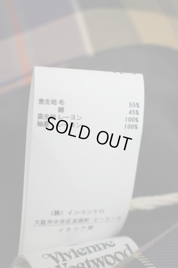 画像4: 【未使用品】TARTAN CLASSICジャケット ヴィヴィアンウエストウッド 中古   22-02-06-021h-1-jc-OD-ZH (4)