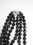 画像4: BLACK AGATE THREE ROW BAS RELIEF CHOKE ヴィヴィアンウエストウッド 中古   22-02-27-151h-1-nl-OD-ZH (4)