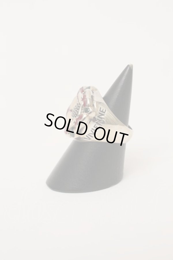 画像2: 【復刻】TUDOR ROSE リング ヴィヴィアンウエストウッド 中古   23-01-08-001s-1-ac-SZ-ZS (2)