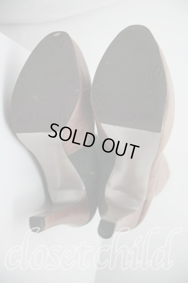 画像5: 【SALE】【36%OFF】レザーバイカラーロングブーツ ヴィヴィアンウエストウッド 中古   H-23-01-29-151-sh-OD-ZH (5)