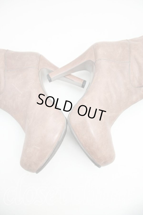 画像8: 【SALE】【36%OFF】レザーバイカラーロングブーツ ヴィヴィアンウエストウッド 中古   H-23-01-29-151-sh-OD-ZH (8)