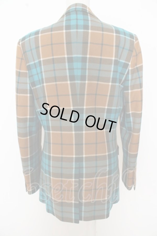 画像4: 【SALE】【28%OFF】タータンチェックウエストコートジャケット ヴィヴィアンウエストウッド MAN 中古   O-23-04-02-040-jc-YM-OS (4)