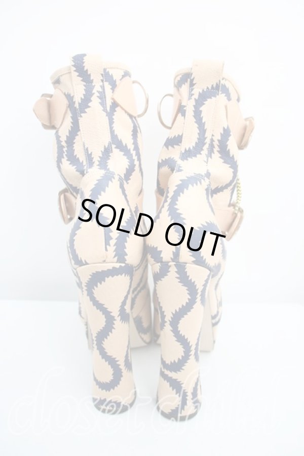 画像4: スクイグルエレベーテッドボンテージブーツ ヴィヴィアンウエストウッド 中古   23-04-23-164h-1-sh-AS-ZH (4)