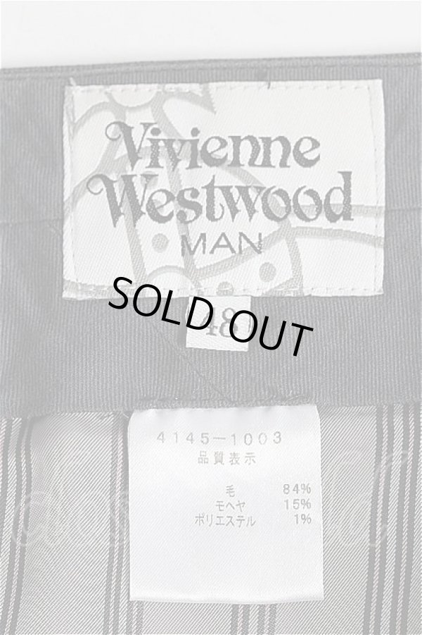 画像5: 【SALE】【10%OFF】 ストライプジャケット&パンツセットアップ ヴィヴィアンウエストウッド MAN 中古   I-23-06-10-026-jc-HD-ZI (5)
