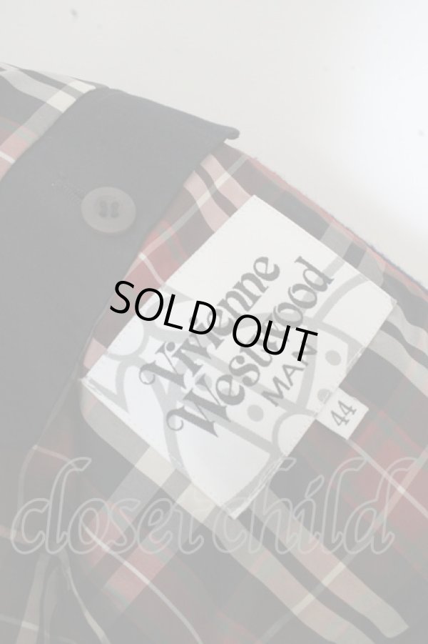 画像5: 【SALE】【10%OFF】タータンメルトンPコート ヴィヴィアンウエストウッド MAN 中古   O-23-07-09-004-co-YM-ZH (5)