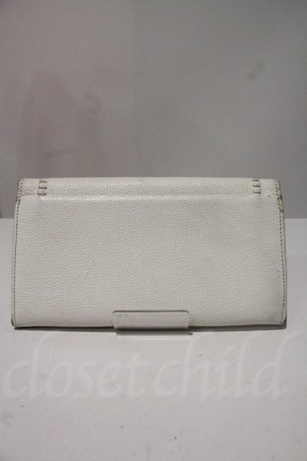 画像2: 蟻チェックボーンガマ口長財布 ヴィヴィアンウエストウッド 中古   I-23-07-15-030-gd-HD-ZI (2)
