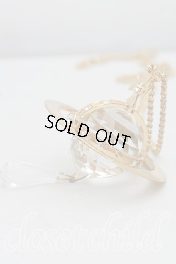 画像2: Crystal Dropジャイアントペンダント ヴィヴィアンウエストウッド 中古   23-07-30-137h-1-nl-OD-ZH (2)