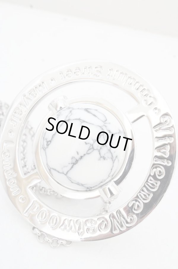 画像2: GIANT ORB PENDANT【HOWLITE】 ヴィヴィアンウエストウッド 中古   O-23-07-30-015-nl-IG-OS (2)