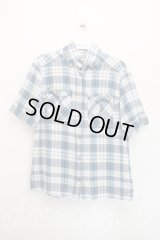 【SALE】【10%OFF】【USED】タータンチェック半袖BDシャツ ANGLOMANIA Vivienne Westwood ヴィヴィアンウエストウッド ビビアン 【中古】 H-23-09-10-115-bl-IN-ZH