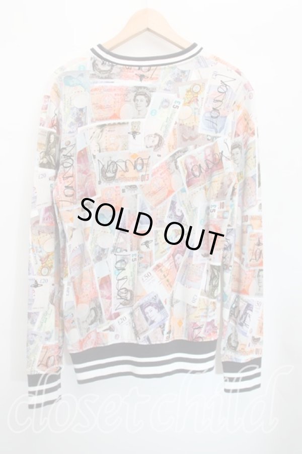 画像2: 【SALE】【10%OFF】マネー柄スウェットトレーナー ヴィヴィアンウエストウッド MAN<br  H-23-09-10-144-to-IN-ZH (2)