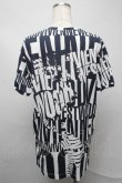 画像2: ヴィヴィアンウエストウッド 中古 / 総柄Tシャツ L 紺ｘ白  S-25-07-13-003-to-AS-ZS (2)