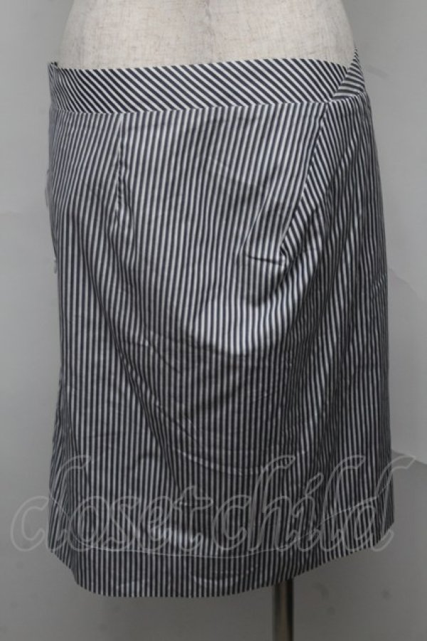 画像2: ヴィヴィアンウエストウッド 中古 / ストライプスカート 42 紺ｘ白  S-25-07-13-026-sk-YM-ZH (2)