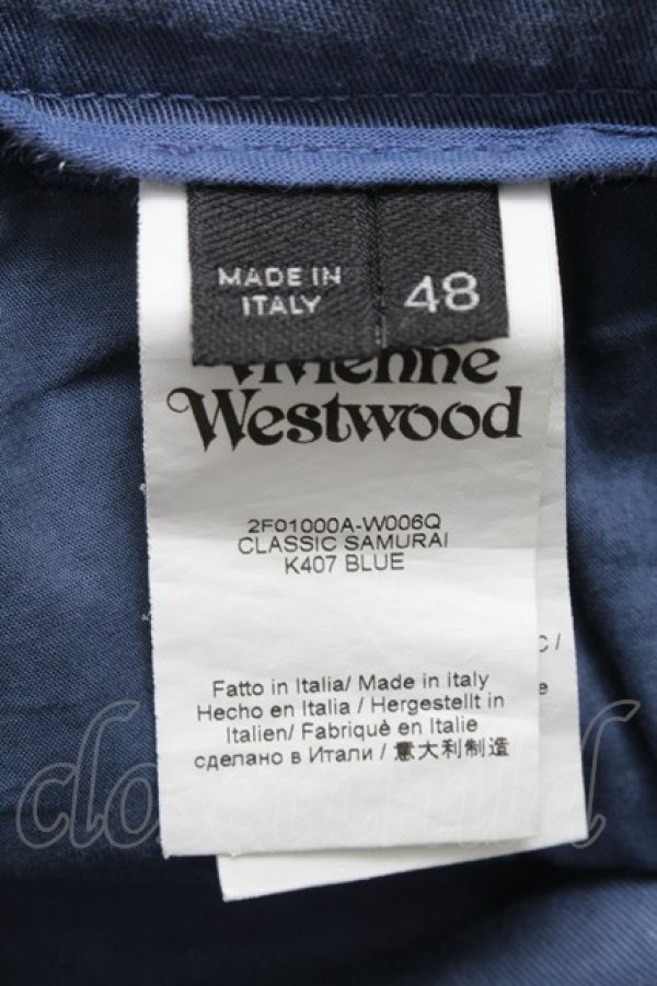 画像5: ヴィヴィアンウエストウッド 中古 / クラシックサムライパンツ 48 ブルー  S-25-07-13-032-pa-AS-ZY (5)