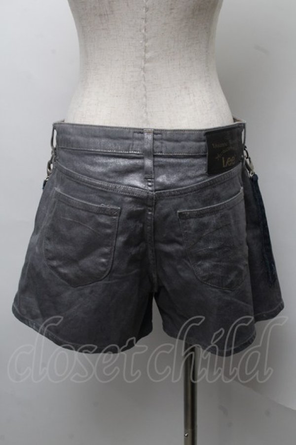 画像2: ヴィヴィアンウエストウッド Anglomania and Lee 中古 / /PIN UPショートパンツ W27 グレー  S-25-07-13-033-pa-AS-ZS (2)