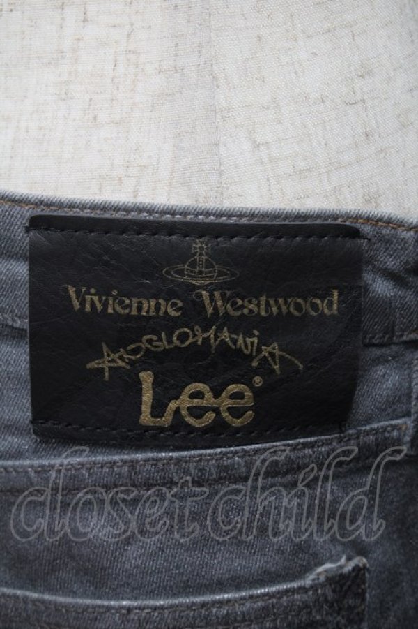 画像4: ヴィヴィアンウエストウッド Anglomania and Lee 中古 / /PIN UPショートパンツ W27 グレー  S-25-07-13-033-pa-AS-ZS (4)