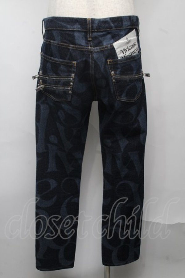 画像2: ヴィヴィアンウエストウッド 中古 / PEPPE JEANS LOGOMANIA 25 インディゴ  S-25-07-13-035-pa-SZ-ZY (2)