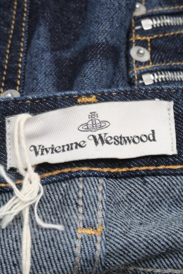 画像3: ヴィヴィアンウエストウッド 中古 / PEPPE JEANS LOGOMANIA 25 インディゴ  S-25-07-13-035-pa-SZ-ZY (3)