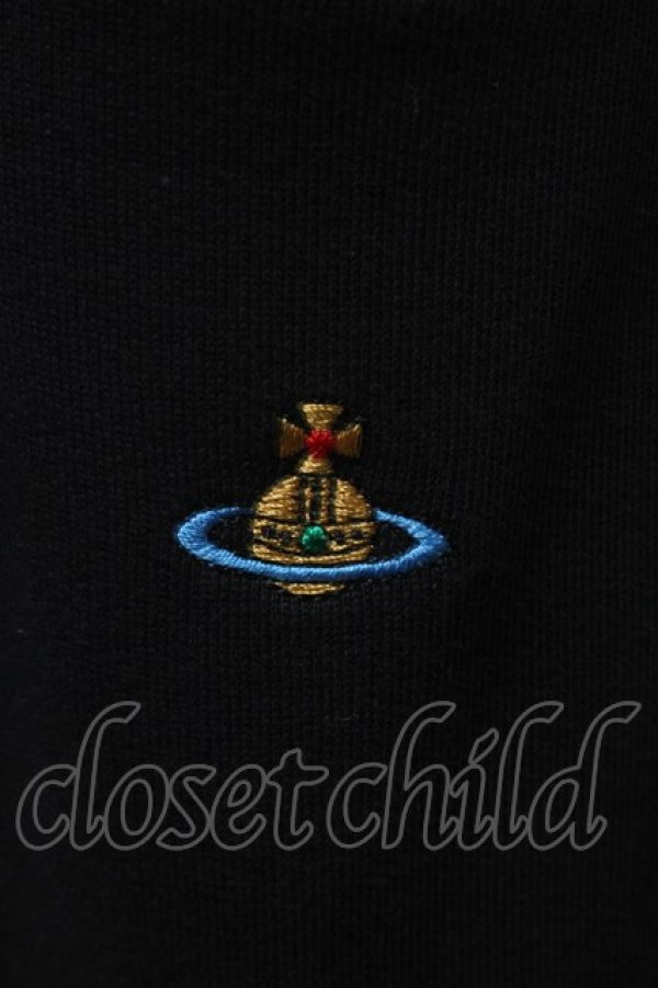 画像3: ヴィヴィアンウエストウッド MAN 中古 / カラーオーブ刺繍スウェットパンツ L 黒  S-25-07-13-038-pa-AS-ZS (3)