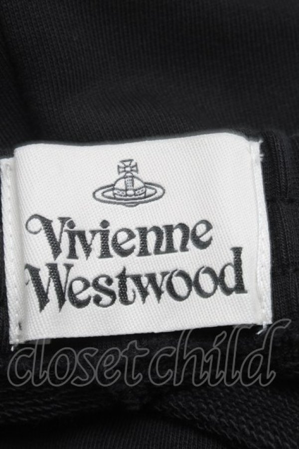 画像4: ヴィヴィアンウエストウッド MAN 中古 / カラーオーブ刺繍スウェットパンツ L 黒  S-25-07-13-038-pa-AS-ZS (4)