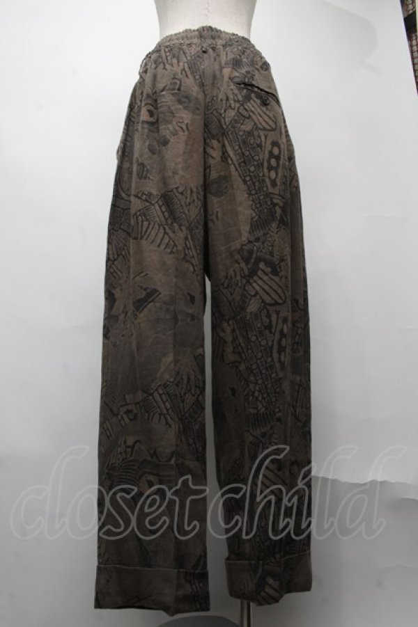 画像2: ヴィヴィアンウエストウッド 中古 / クラールトラウザーズパンツ 48 カーキ  S-25-07-13-039-pa-AS-ZS (2)